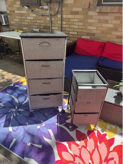 2 Rolling Storage Bins