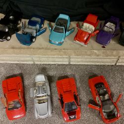 1:18  & 1:24 Scale  Die-cast Model  Cars  All 10 For 100.00 OBO