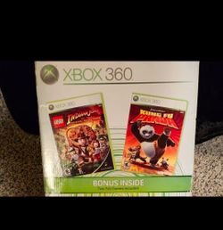 Xbox 360 Console Bundle Box with 1 game