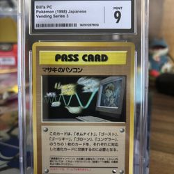 CGC 9 Bill’s PC (1998) Pokemon Vending Series 3 Japanese