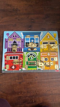 Latch board- Melissa and Doug