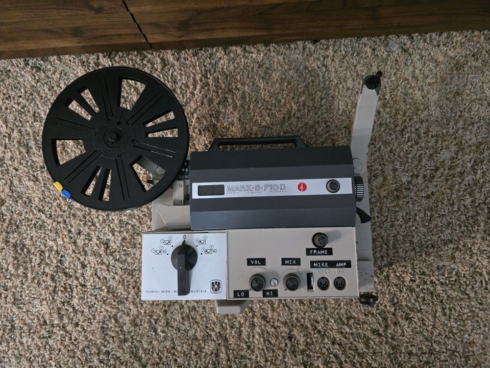 Eumig Mark S 710D Projector Standard 8 Super 8 8mm Film