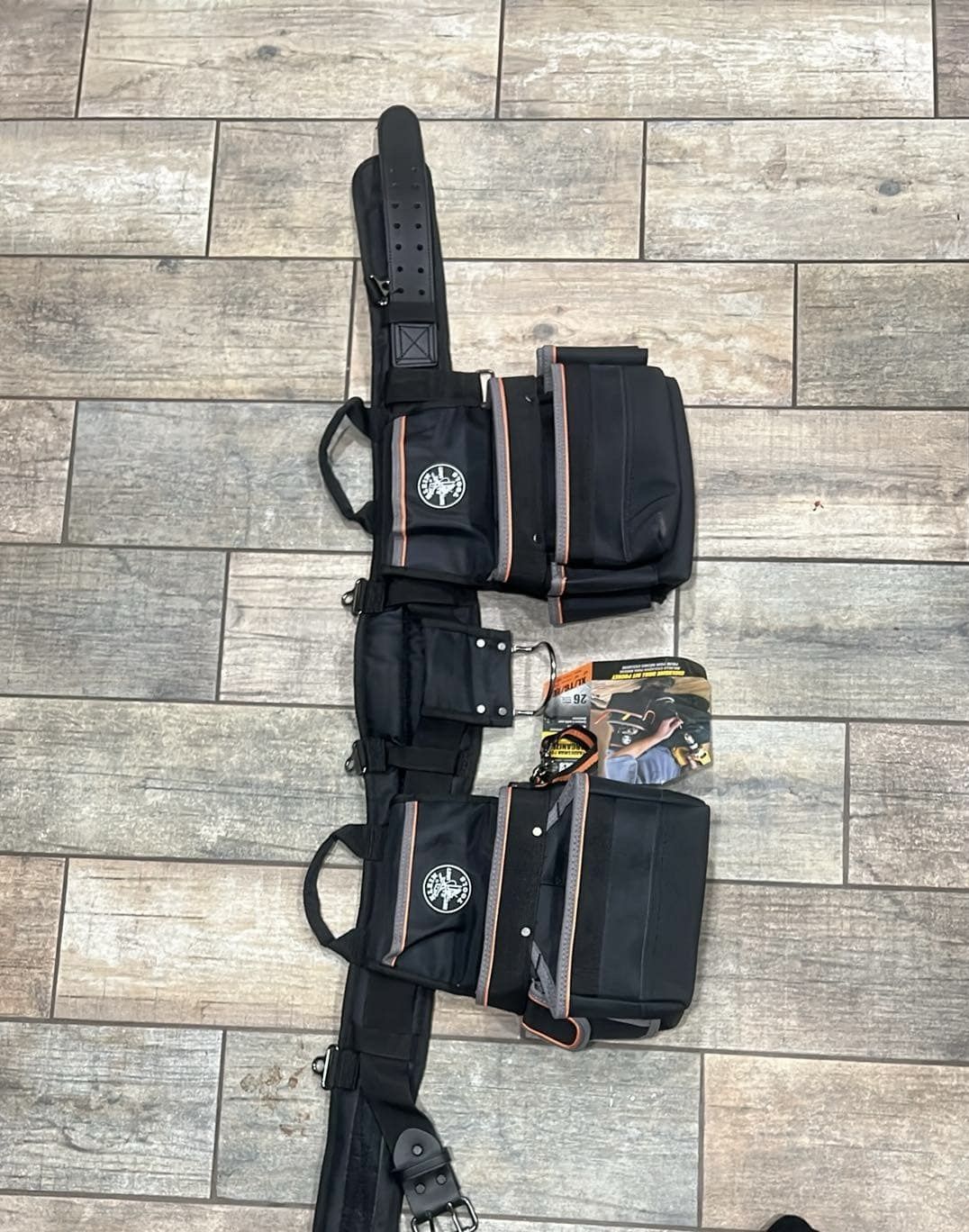 Klein Tools Tradesman Electrician's Padded Tool Belt Combo