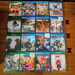 Huge 16 Game PS4 & Xbox One Bundle Lot - GTA V, Spyro, THPS 1+2 & More!