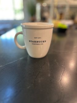 Starbucks 2001 Abbey barista coffee mug
