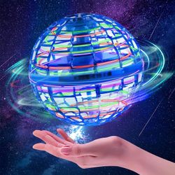 Flying Ball Hover Ball Toys, Soaring Nebula Orb Flying Orb, Hand Controlled Fly Boomerang Spinner Ball Nova Pro, RGB Light Magic Space UFO Toy, Mini D