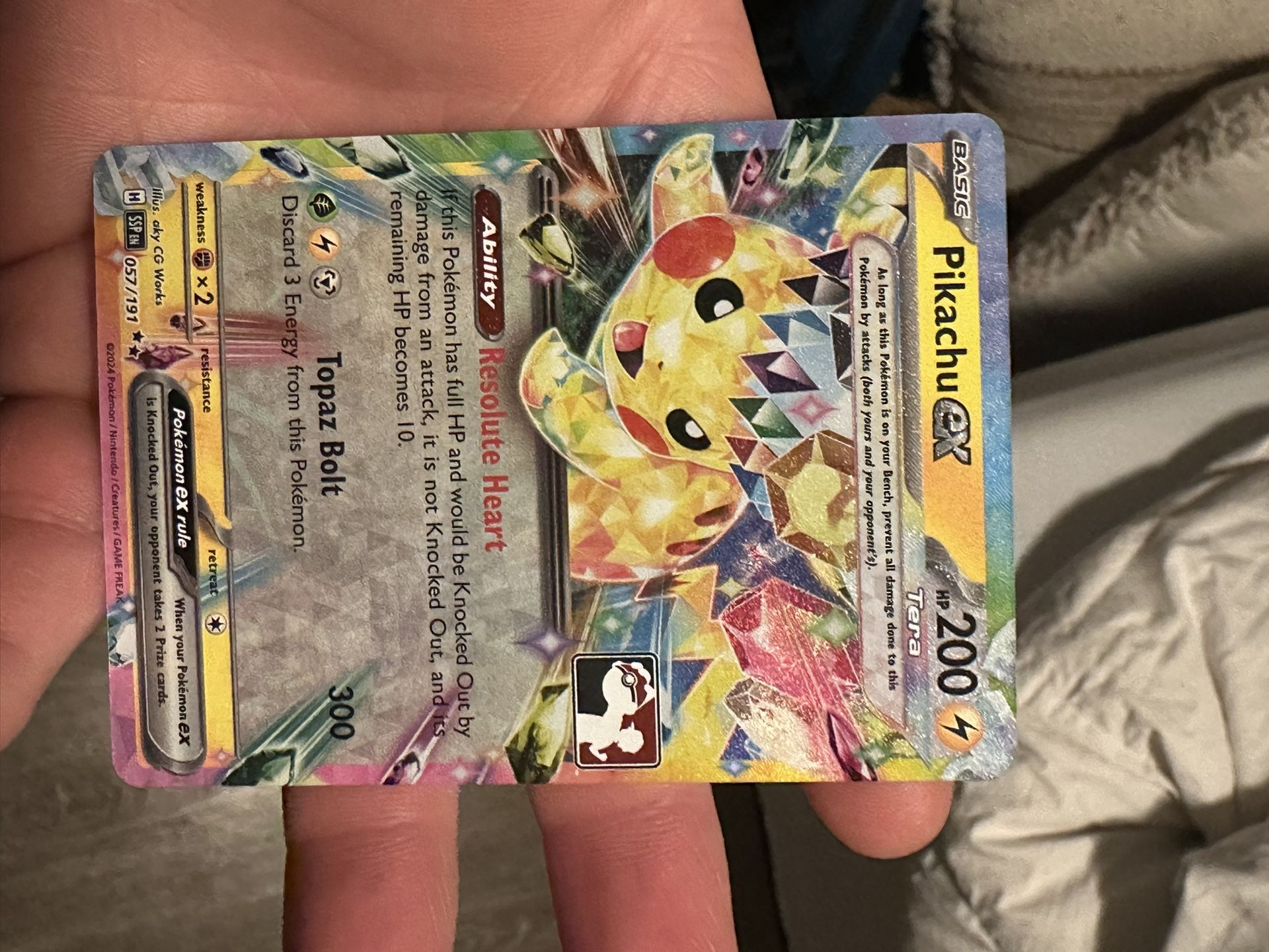 Pokémon Pikachu ex - Playstamp