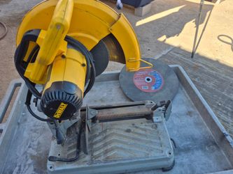 Dewalt Chop saw with new  blade