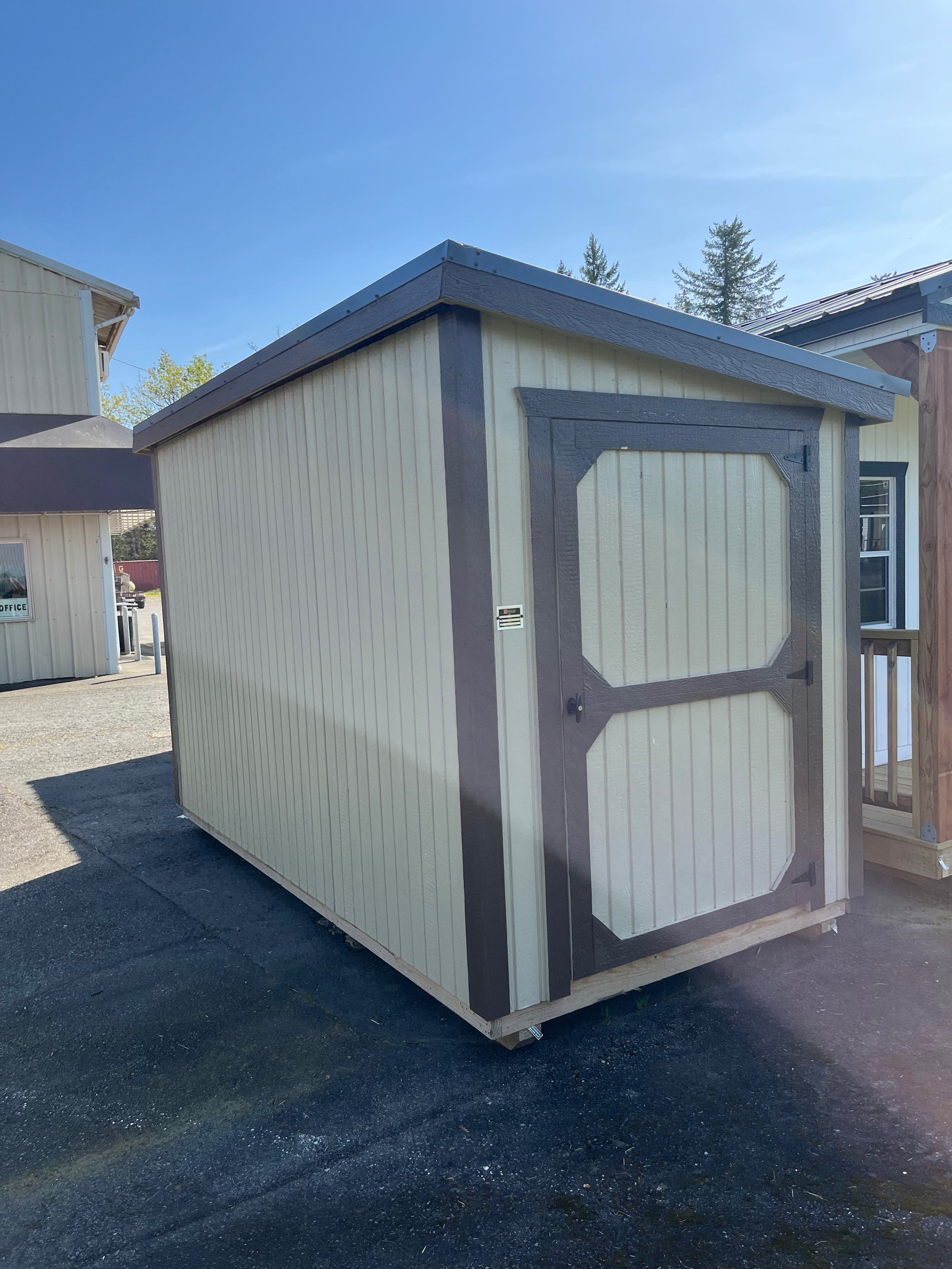 6x12 Storage Shed - Delivery and installation included