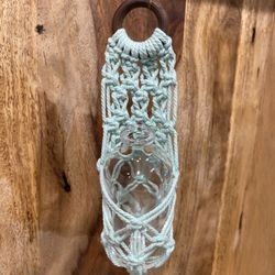 Mini Handmade Macrame W/propagation Bottle, Free Plant Cutting W/purchase