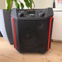 ION Audio Tailgater Plus - 50W Portable Outdoor Wireless Bluetooth Speaker with 50 Hour Battery, Microphone, Radio and USB Charging