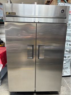 2 Door True Refrigerator Double Solid Stainless steel upright reach in cooler if you see it then we have it