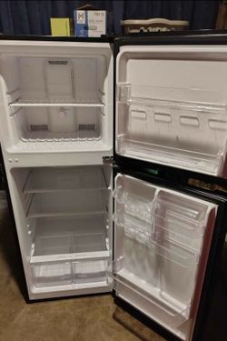 Magic Chef 4.3 Cu. Ft. Matte Black Top Freezer Mini Fridge