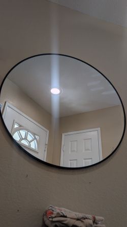 large circle mirror