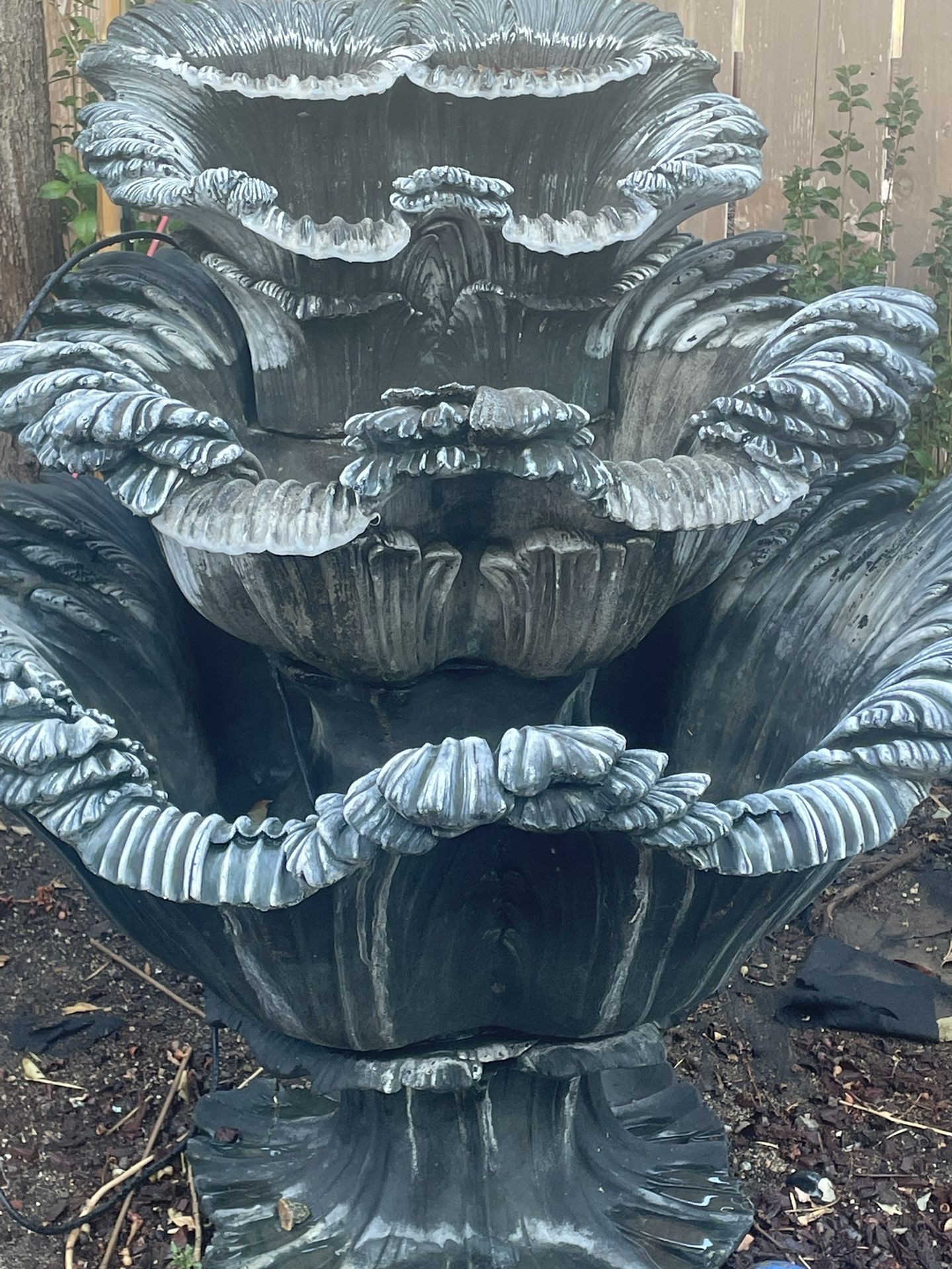 4 Tier Stone Fountain