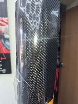 Carbon fiber, fibra de carbon , black negro, vjnyl wrap for car, material para forrar carros