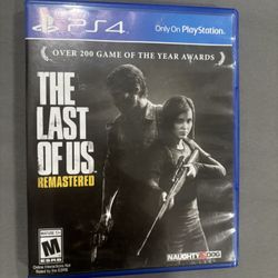Last Of Us Remastered PS4