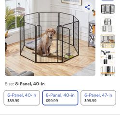 Metal Pet Playpen Panels