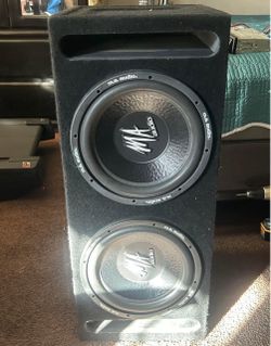 2 M.A. Audio 12” subwoofers 600W