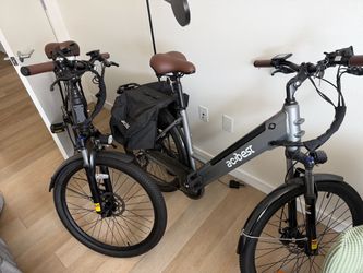 2 Acbest Electric Bikes – Excellent Condition – Only ~20 Rides – Accessori