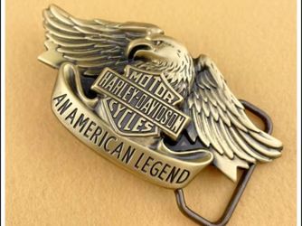 4cm small Harley Davidson motorcycle eagle biker belt buckle