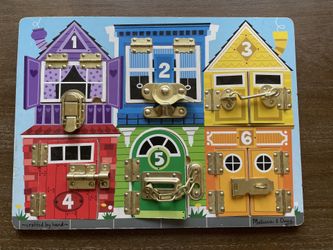 Melissa & Doug Latches Wooden Activity Board