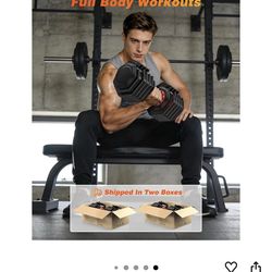 XDDIDAS BRAND NEW ADJUSTABLE DUMBBELL SET