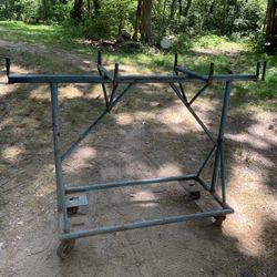 Heavy Duty Steel Pipe Cart