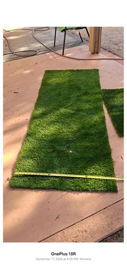 Artificial turf. Natural green.