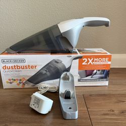 BLACK+DECKER dustbuster QuickClean Cordless Hand Vac - With Box & Wall Mount