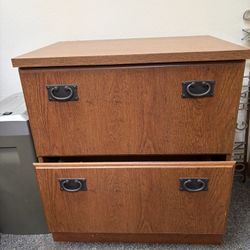 Wood Filing Cabinet 
