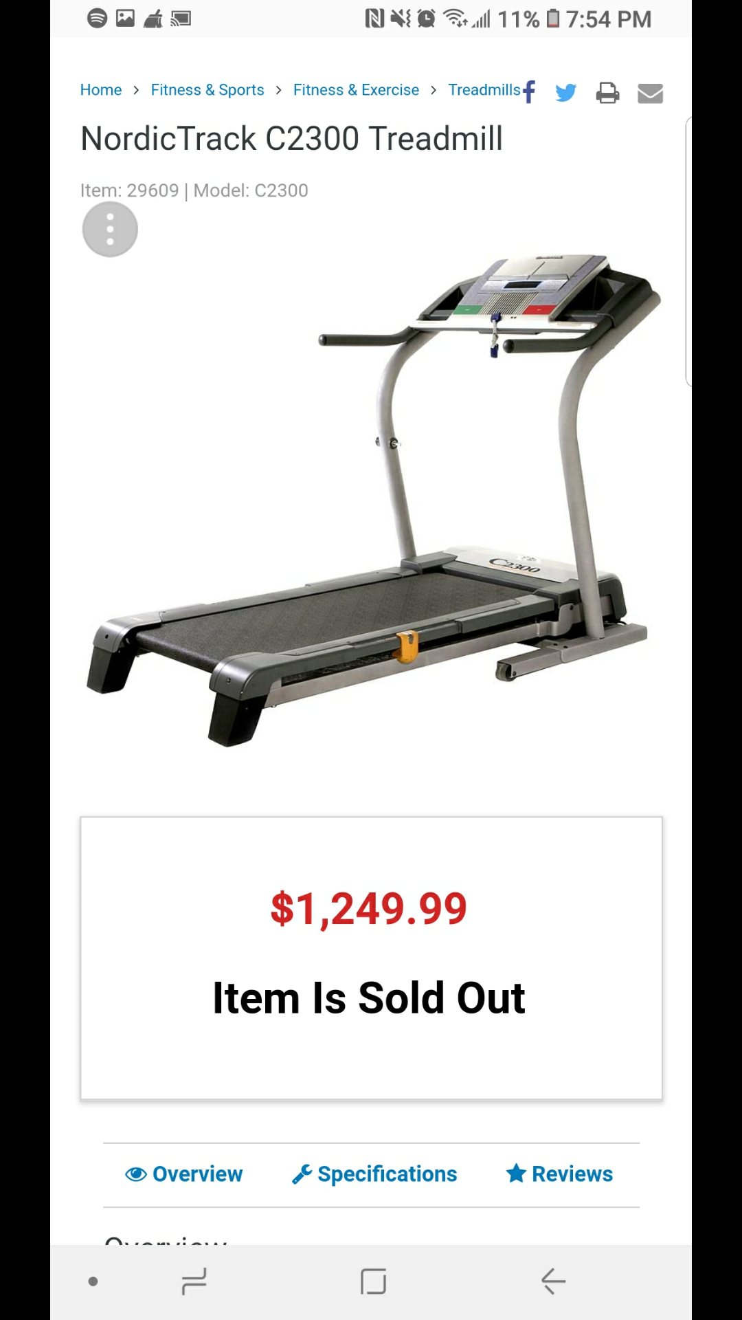 Nordictrack c2300 for sale new arrivals