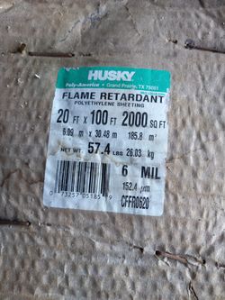 Plastic Roll Fire Rated