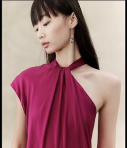 Banana Republic Midi Halter Dress