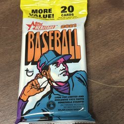 2021 Topps Heritage Baseball Value Pack