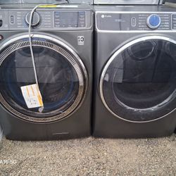 Ge  Washer And Dryer Set Electric 30-day Warranty Extra Large Capacity 
