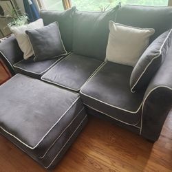 Darvin Furniture Couch and Ottoman