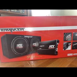 MTX 12” Terminator Subwoofer/AMP Combo