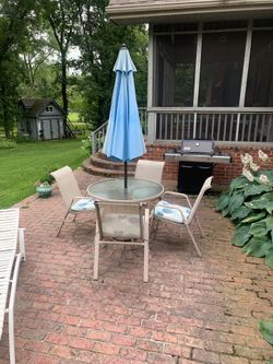 Patio Table @ Chairs