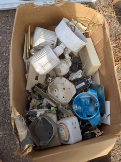 Assorted electrical components.