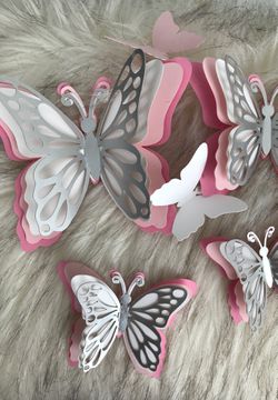 3D butterflies