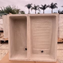 LAVADEROS DE CEMENTO Y GRANITO 