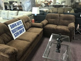 New sofa and loveseat