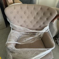 Oversized Sofa Chair With Studs  