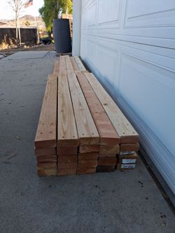 Pine 2x4 wood, up to 12 feet length