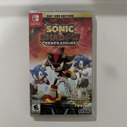 Sonic X shadow Generations Switch (sealed)