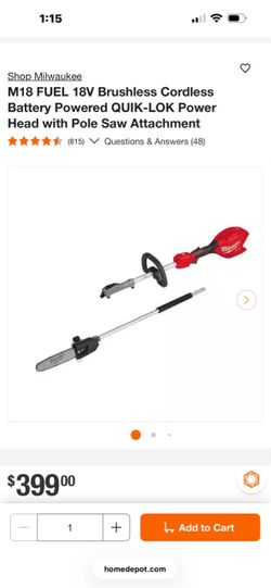 Milwaukee pole saw