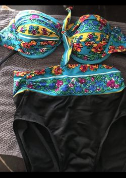 SMALL High Waisted 2 Pc Swimsuit