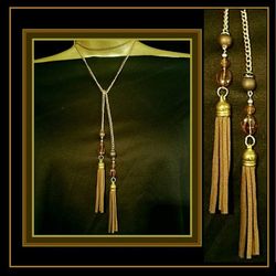 Brand New Long Tassel Necklace