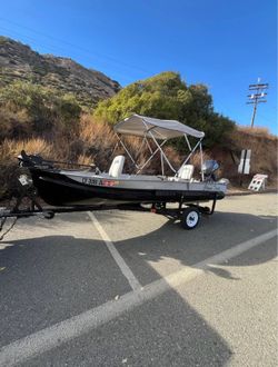 2010 Blue star aluminum bass boat